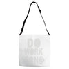 do work son Adjustable Strap Totes