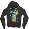 space cat Zipper Hoodie
