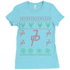jake paul ugly christmas Ladies Fitted T-Shirt