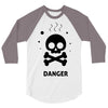danger 3/4 Sleeve Shirt
