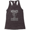 mermaids dont do homework Racerback Tank