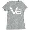 v8 motor sport sound drag race tuning hotrod route 66 turbo big Ladies Fitted T-Shirt