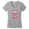 My Daughter Is Totally My Most Favorite Girl Women's V-Neck T-Shirt