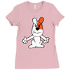 reksio bajki prl poland koszulka Ladies Fitted T-Shirt