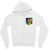 Flower Pocket Zipper Hoodie