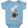 faith animal pray Baby Onesie