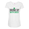 drink up bitches Maternity Scoop Neck T-shirt