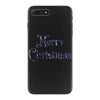 merry christmas colorful glitter iPhone 7 Plus Case