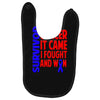 melanoma skin cancer survivor shirt blac Baby Bibs