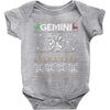 gemini christmas ugly sweater Baby Onesie