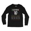 santa gemini christmas ugly t shirts Long Sleeve Shirts