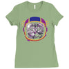 space cat Ladies Fitted T-Shirt