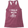 i walk with wasd Racerback Tank