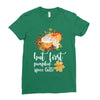 but first pumpkin spice latte, Ladies Fitted T-Shirt