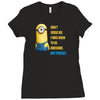 despicable me awesome perfect minio Ladies Fitted T-Shirt