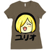 yuri on ice happy Ladies Fitted T-Shirt