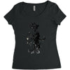 saiyan sun Women's Triblend Scoop T-shirt