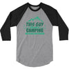 This Guy Loves Camping With His Boyfriend 3/4 Sleeve Shirt