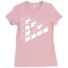 sheldon dreieck big bang theory triforce illusion 3d nerd fun usa Ladies Fitted T-Shirt
