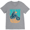 smile more, ride a motorcycle V-Neck Tee