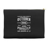 legends were born in october genuıne 1996 qualıty one kind of aged l Accessory Pouches