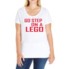 go step on a lego Ladies Curvy T-Shirt