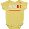 world war 3 Baby Onesie