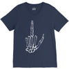 skeleton hand V-Neck Tee