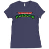 my childhood was awesome! Ladies Fitted T-Shirt