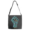 zombie punch Adjustable Strap Totes
