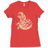 chest burstin' alien Ladies Fitted T-Shirt
