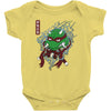 red oni ninja Baby Onesie