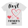 Our First Father's Day! Baby Girl All Over Women's T-shirt