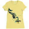 chance of scattered showers Ladies Fitted T-Shirt
