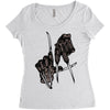freddy krueger gloves Women's Triblend Scoop T-shirt
