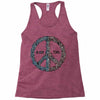 peace in our time vectorized Racerback Tank