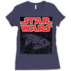 millennium falcon Ladies Fitted T-Shirt