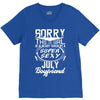 This Girl Is Taken By A Super Sexy July Boyfriend V-Neck Tee