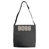 boss funny Adjustable Strap Totes