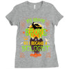 My Broom Broke So I Became A Biologist Ladies Fitted T-Shirt