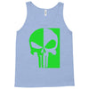mad engine marvel brand punisher scar glow in the dark Tank Top