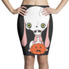 skull bunny Pencil Skirts