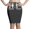 fishing   problem solved mens funny Pencil Skirts