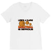 life's a game basketball V-Neck Tee