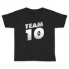 team 10 silver Toddler T-shirt