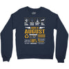 Born August  Multitasking Problem Solving Tees Crewneck Sweatshirt