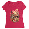 Popular Ramen Women's Triblend Scoop T-shirt