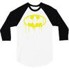 batman dying bleeding logo 3/4 Sleeve Shirt