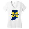 Indiana for Michigan - Limited edition Women's V-Neck T-Shirt