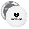 xxxtentacion black logo Pin-back button